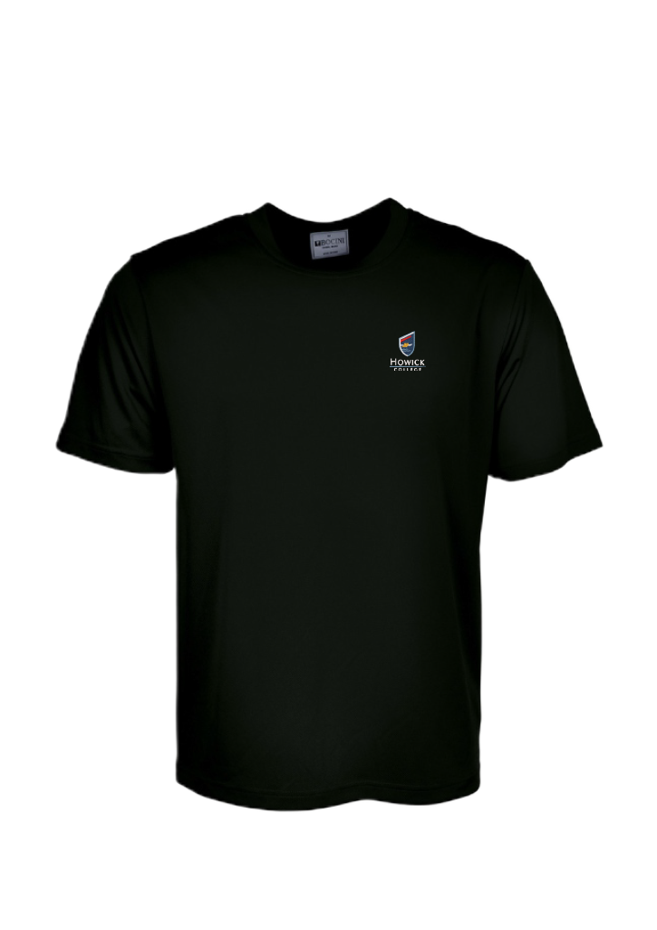 Howick College Elective Sport Tee SS Black(SENIORS ONLY)