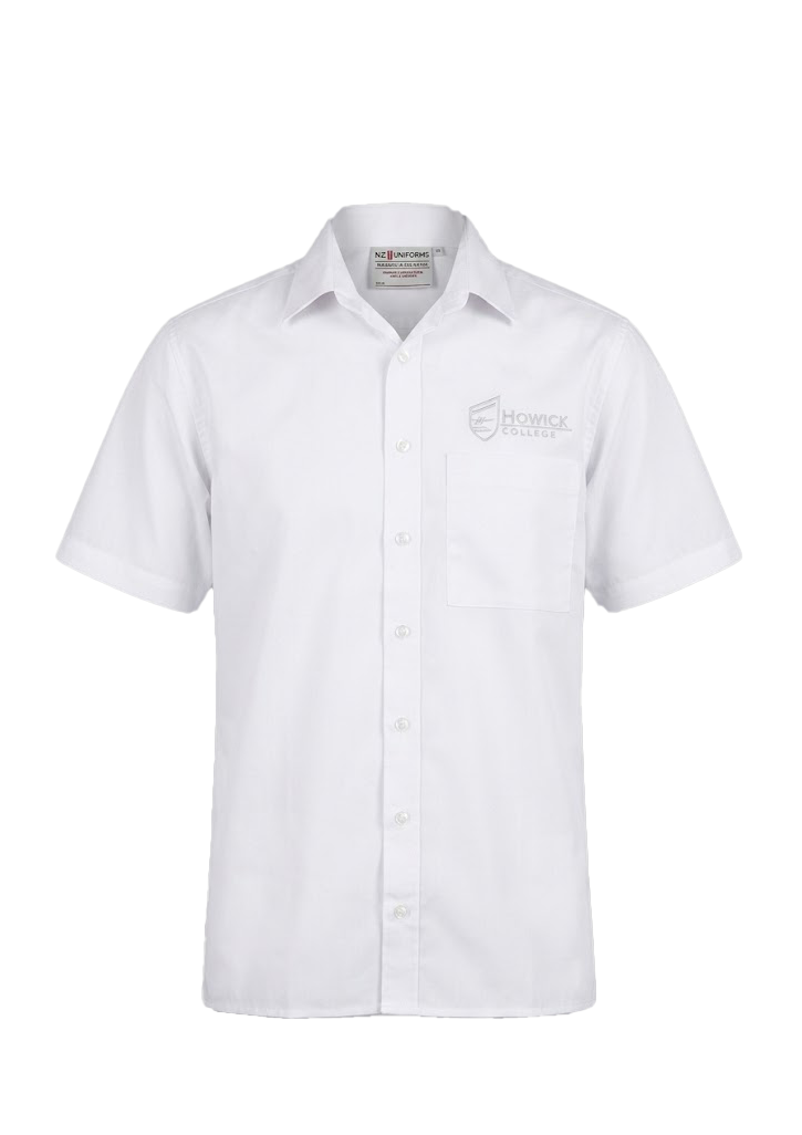 Howick College SS Year 13 Shirt White