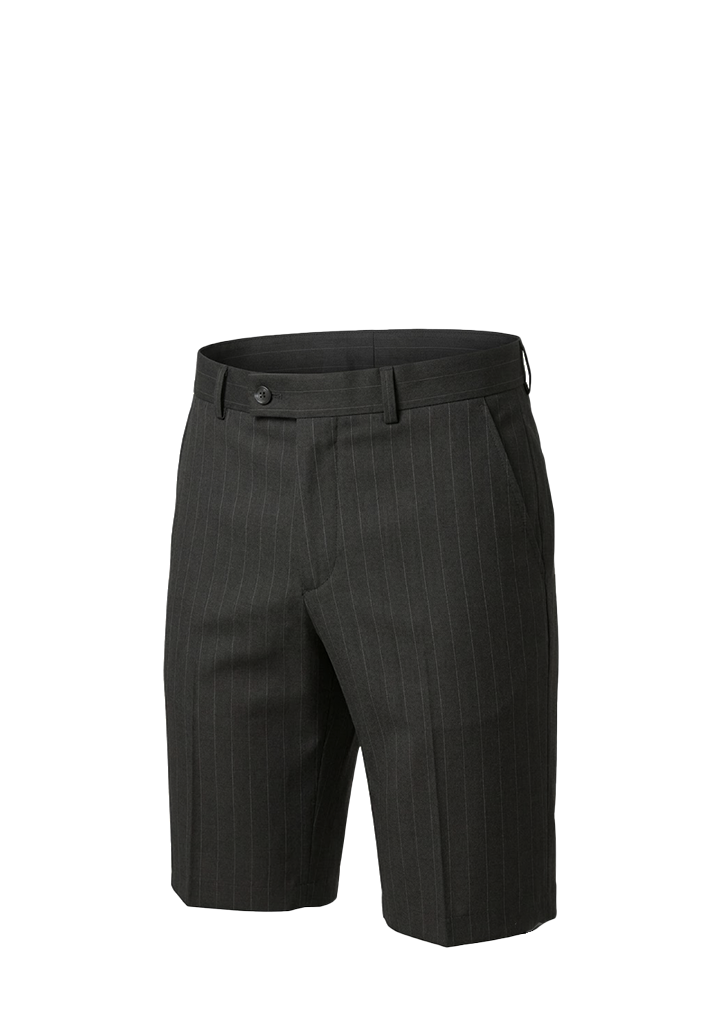 Howick College Shorts Charcoal/White Pinstripe